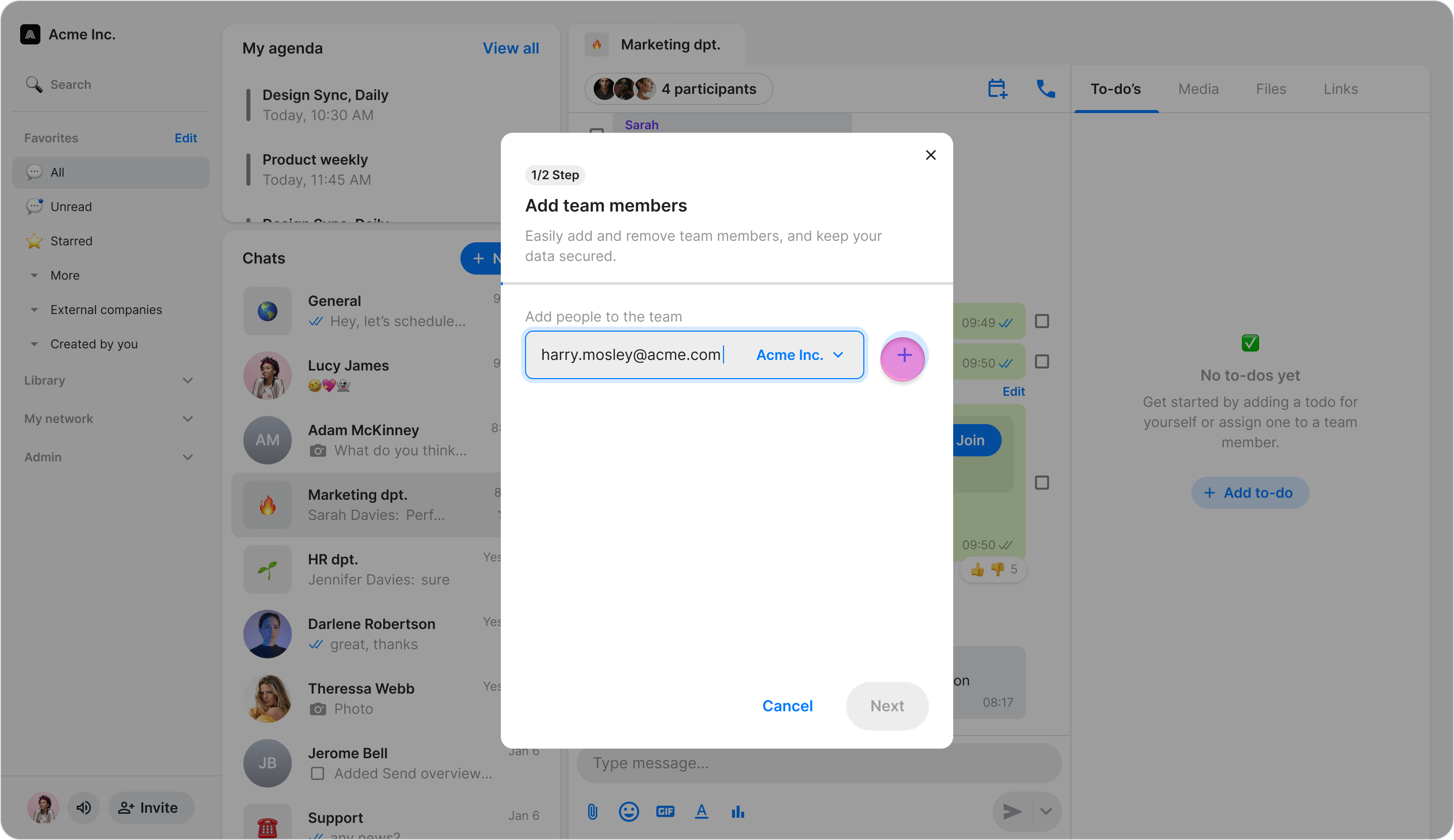 Manually Inviting Team Members screenshot 10