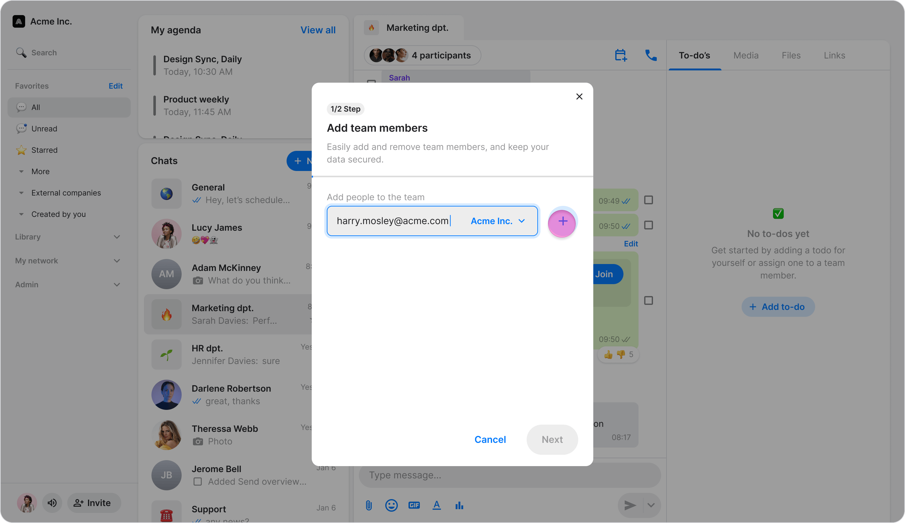 Manually Inviting Team Members screenshot 10