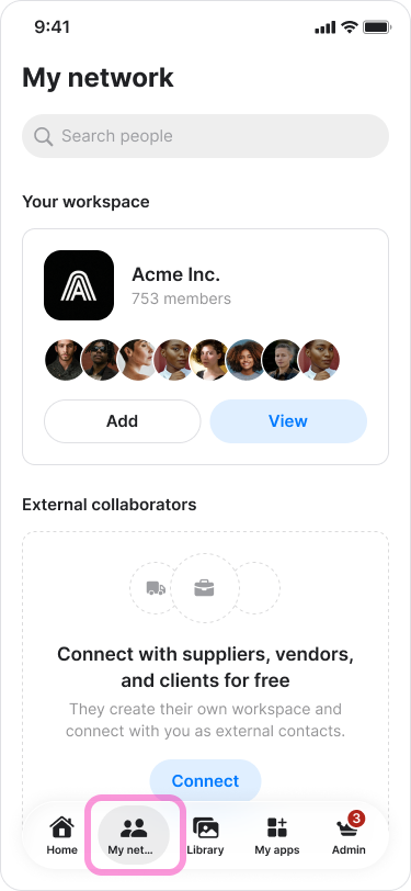 Manually Inviting Team Members screenshot 1