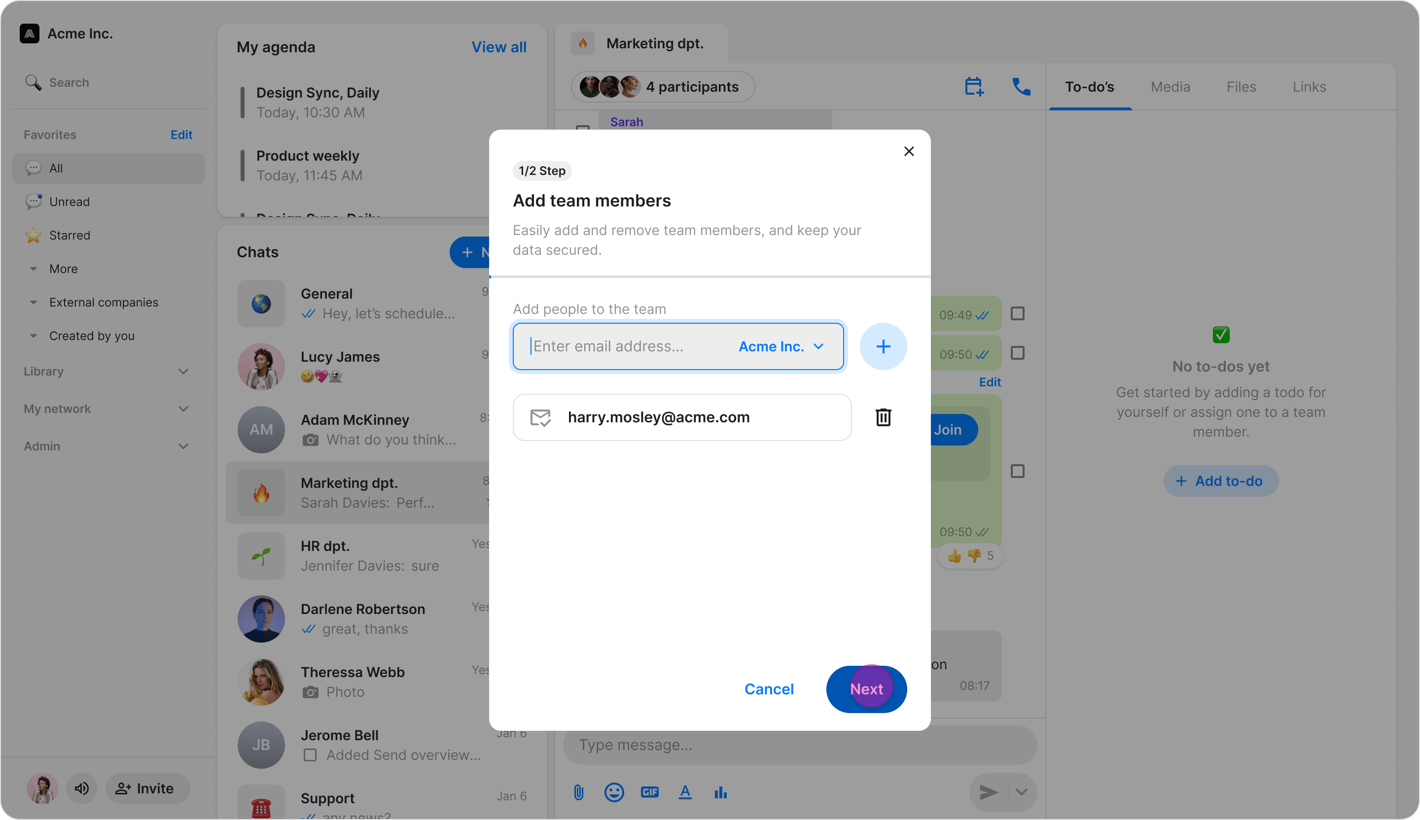 Manually Inviting Team Members screenshot 11