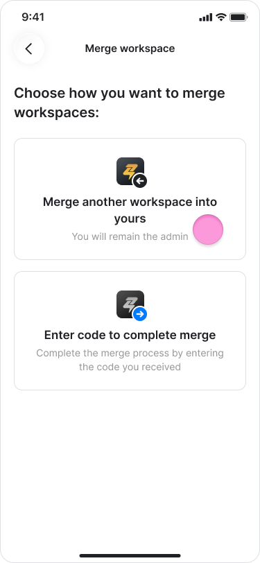 Merging Workspaces screenshot 3