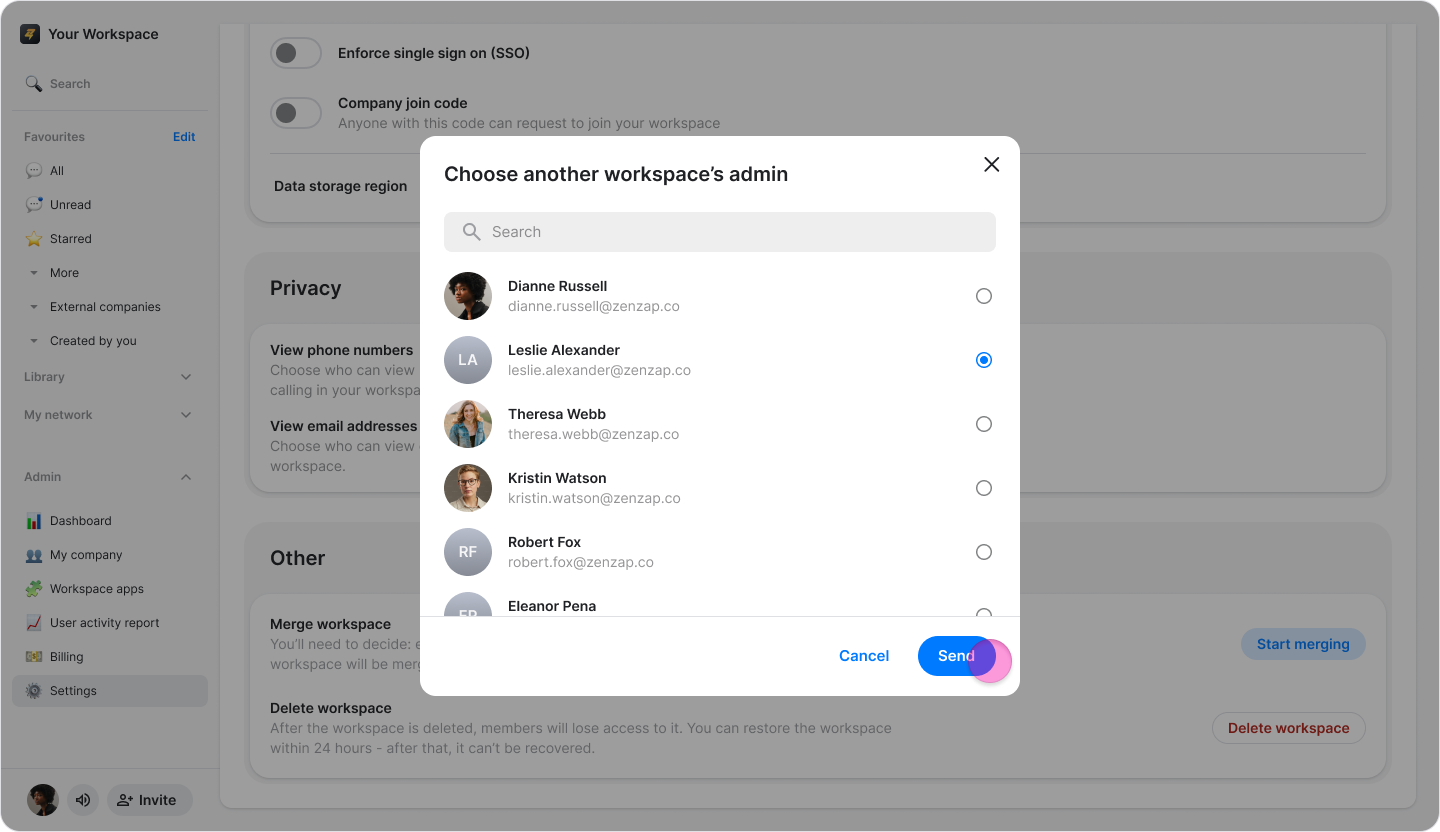 Merging Workspaces screenshot 12