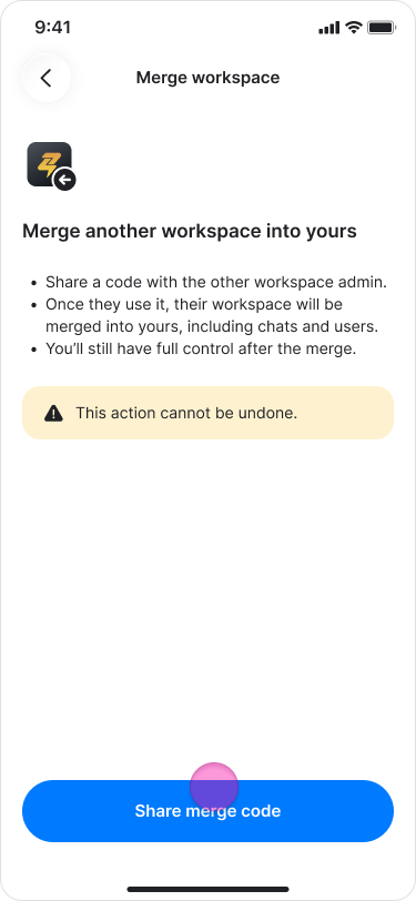 Merging Workspaces screenshot 4