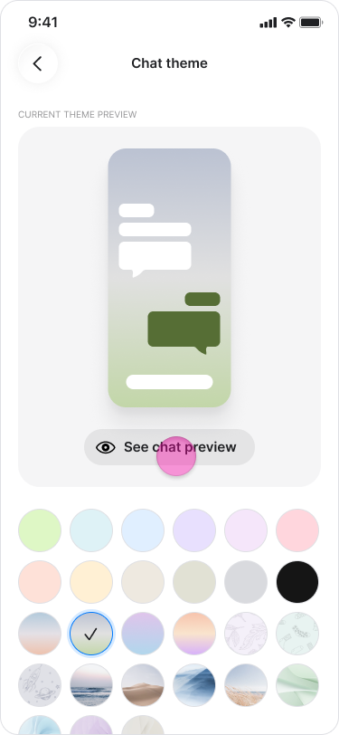 Personalize Your Chat Theme screenshot 9
