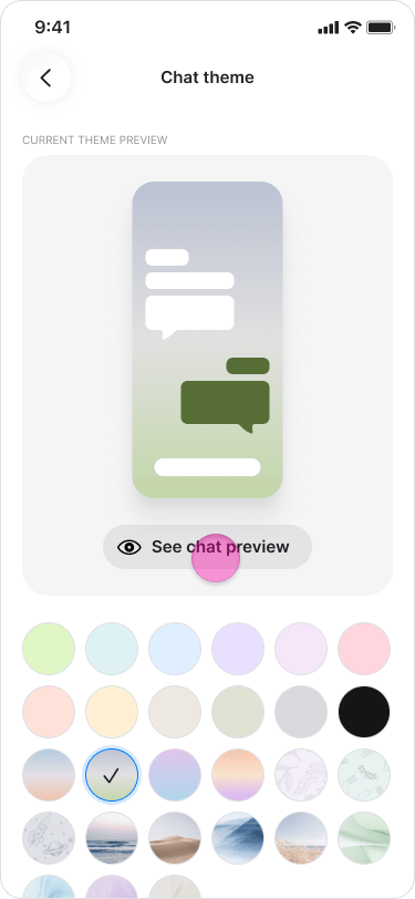 Personalize Your Chat Theme screenshot 9