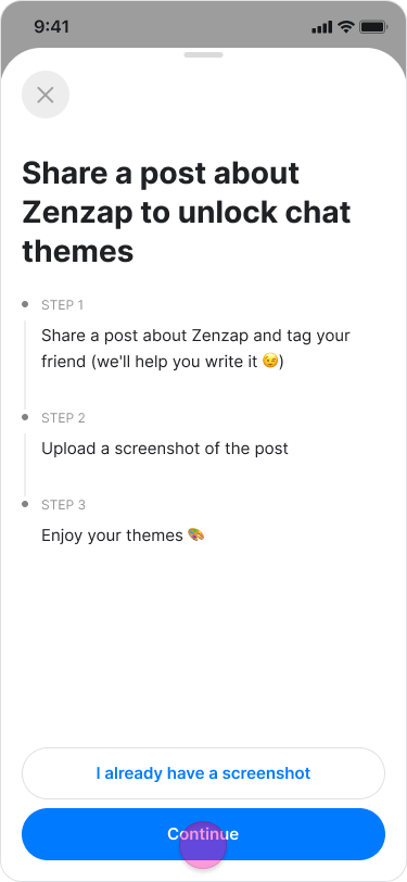 Personalize Your Chat Theme screenshot 4