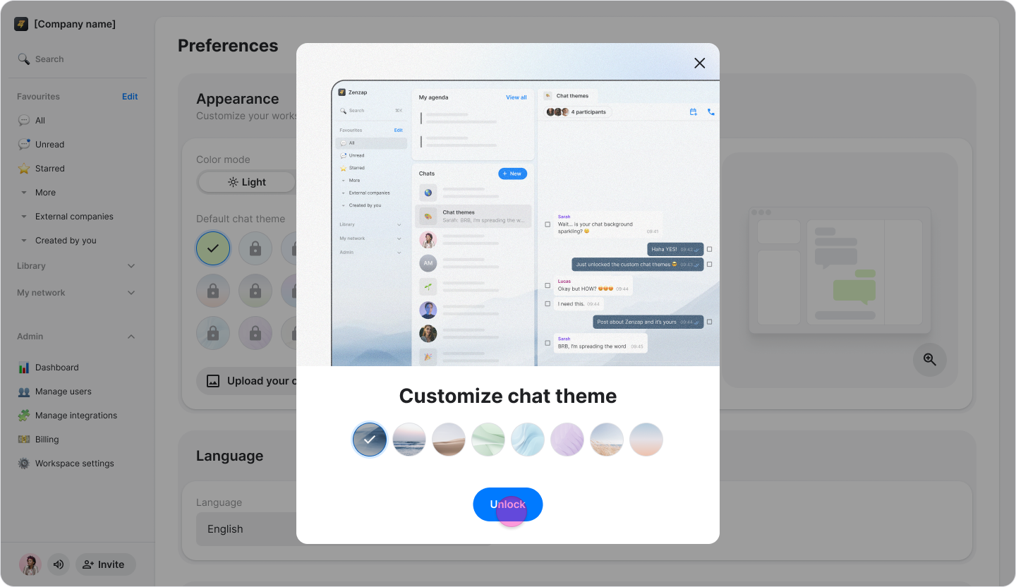 Personalize Your Chat Theme screenshot 14