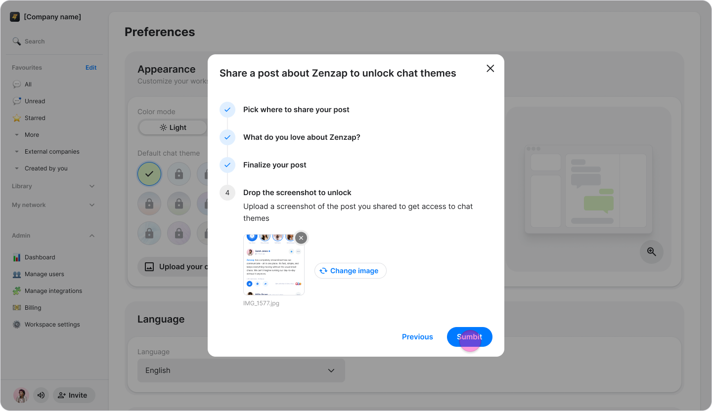 Personalize Your Chat Theme screenshot 17