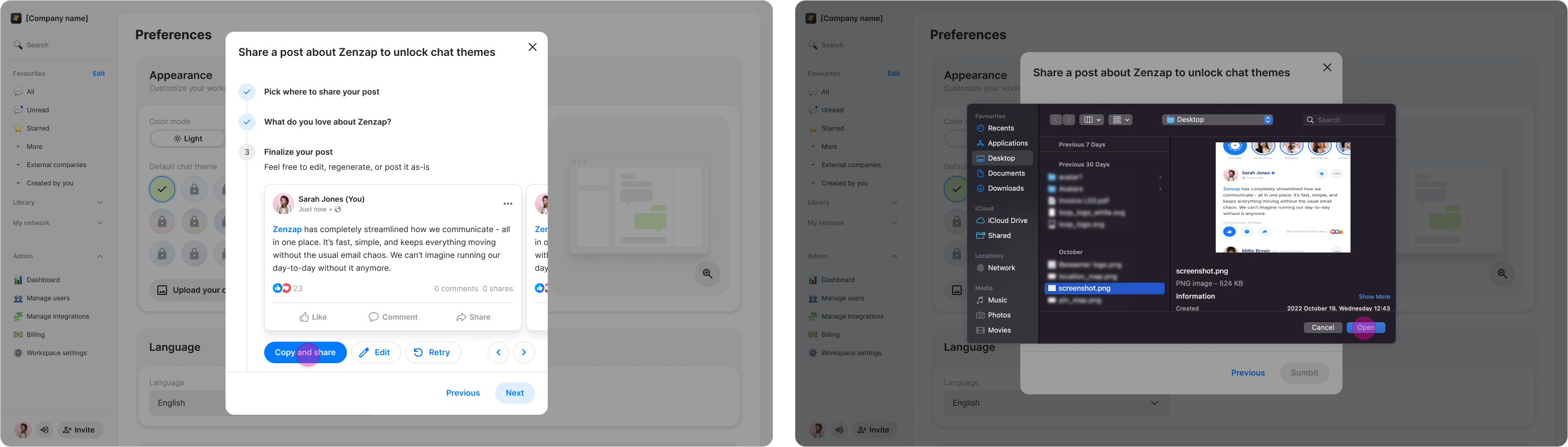 Personalize Your Chat Theme screenshot 16