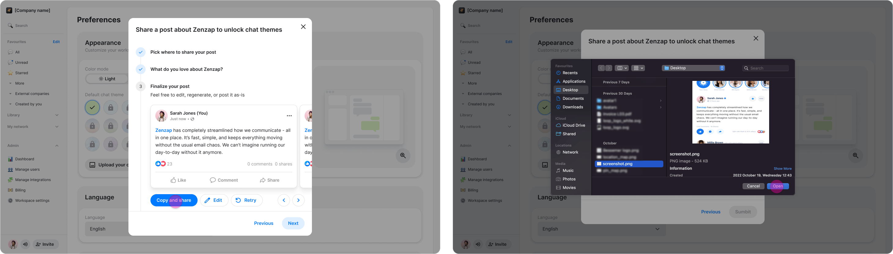 Personalize Your Chat Theme screenshot 16