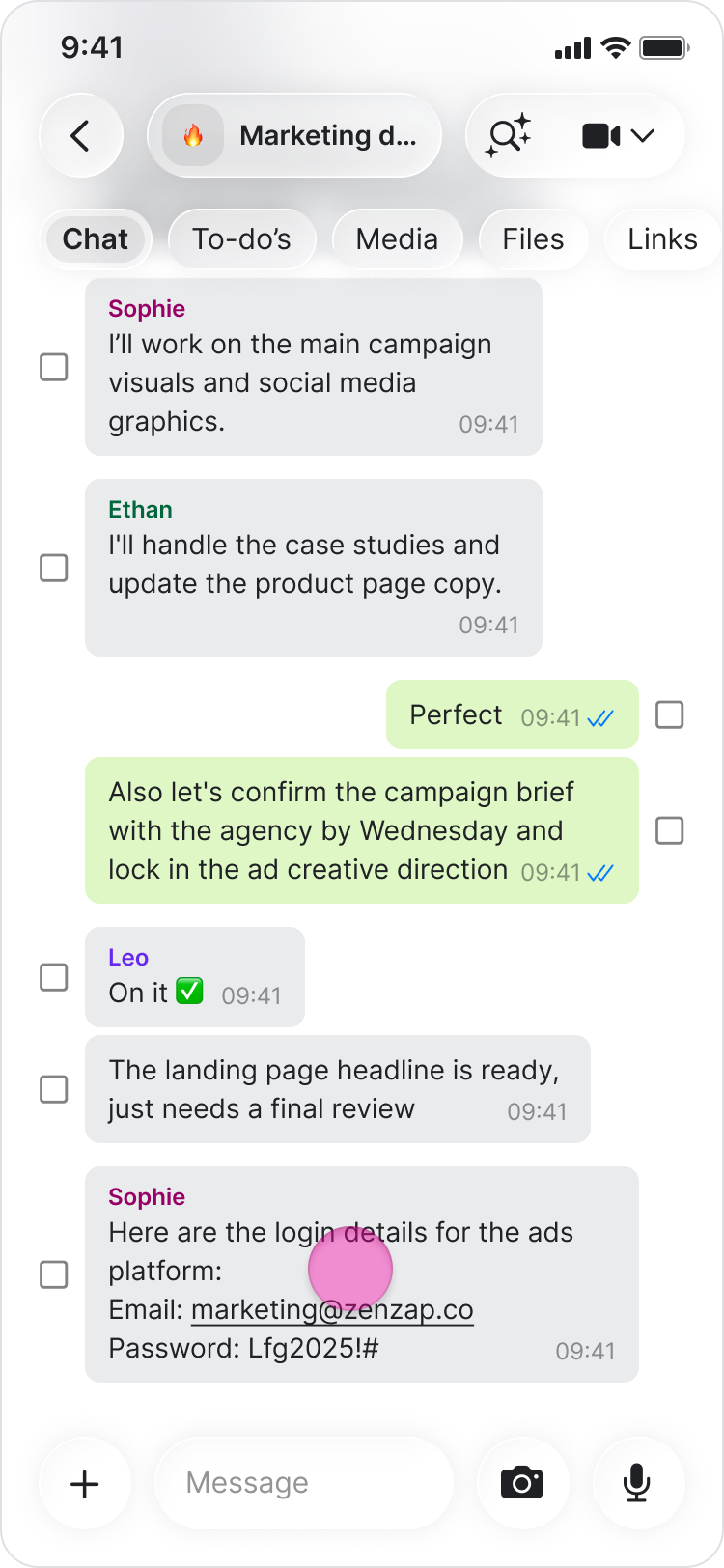 Pin Messages screenshot 1