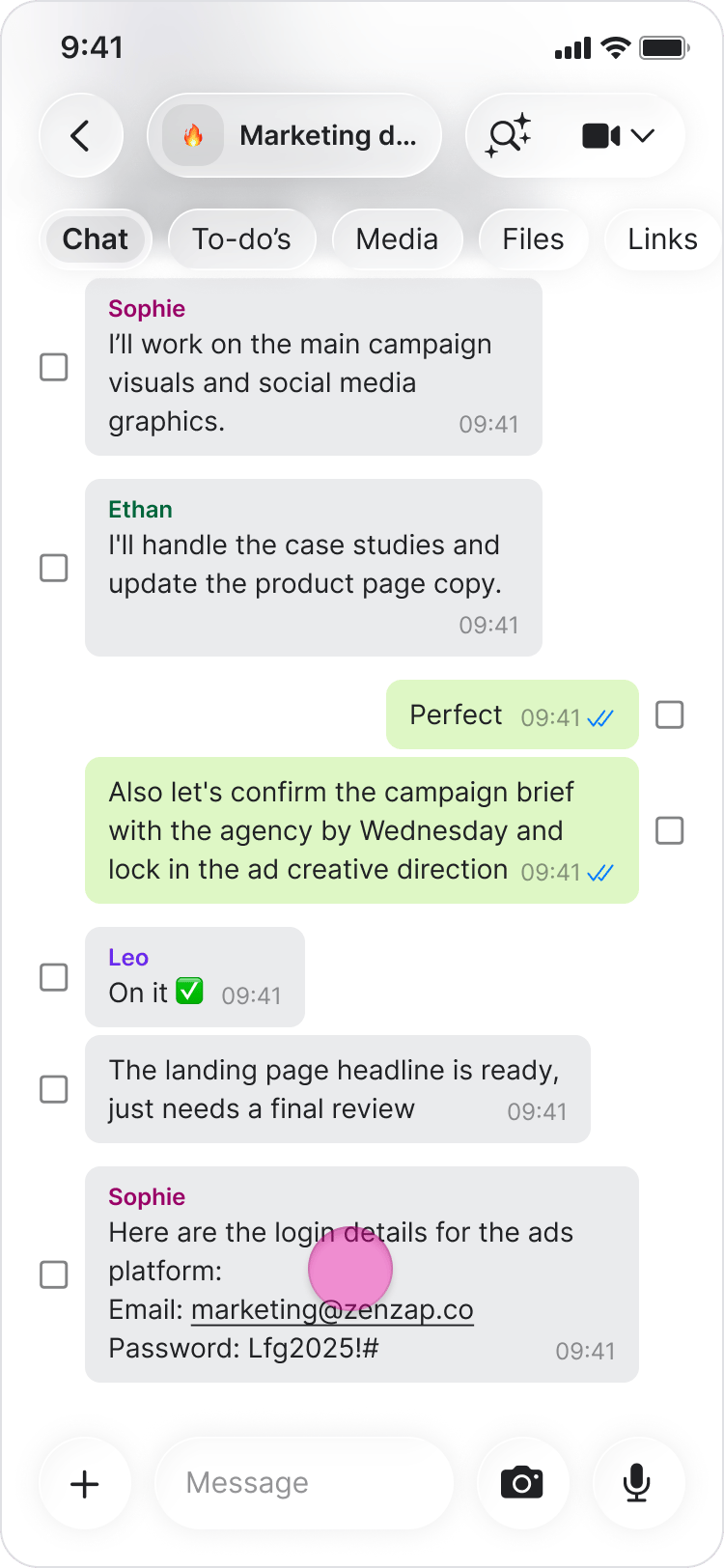 Pin Messages screenshot 1