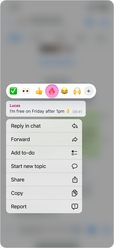 React to Messages screenshot 2