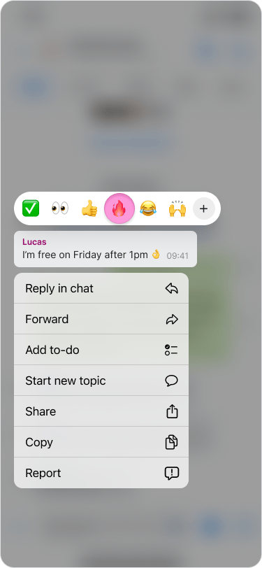 React to Messages screenshot 2