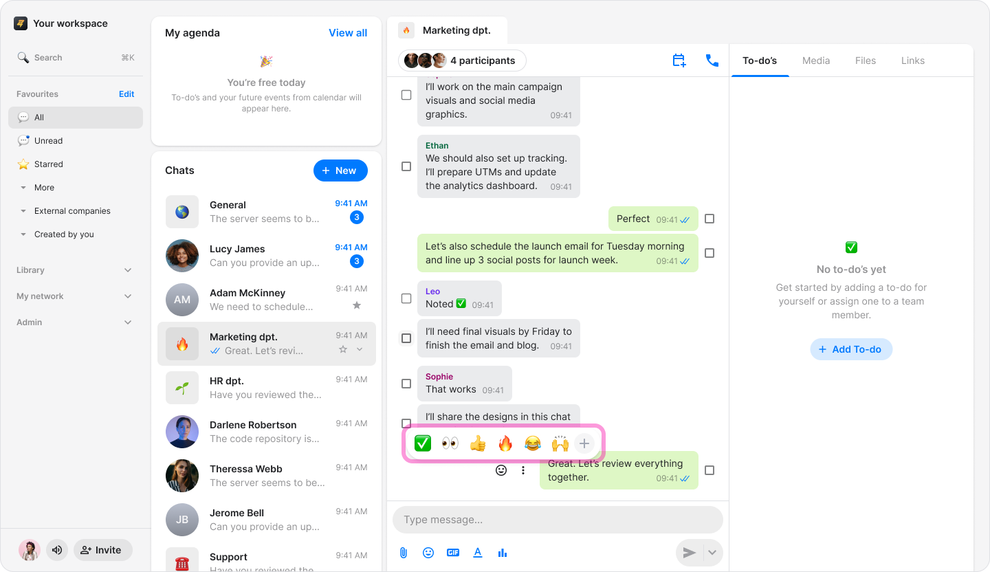 React to Messages screenshot 4