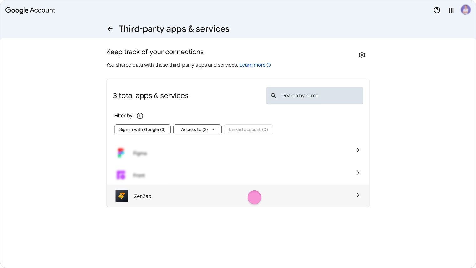 Disconnect Your Google Calendar screenshot 2