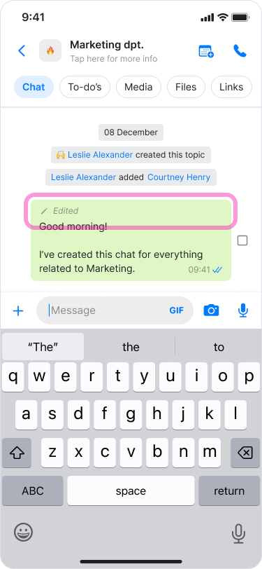 Edit Messages screenshot 4