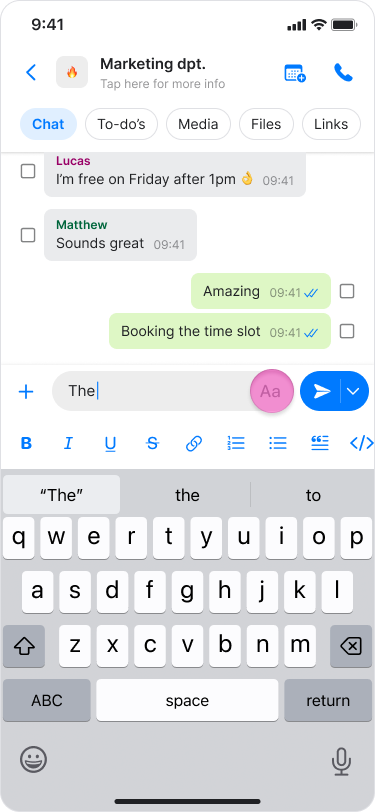 Format Your Messages screenshot 1
