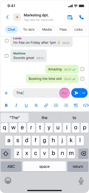 Format Your Messages screenshot 1