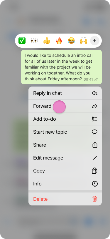 Forward Messages screenshot 2