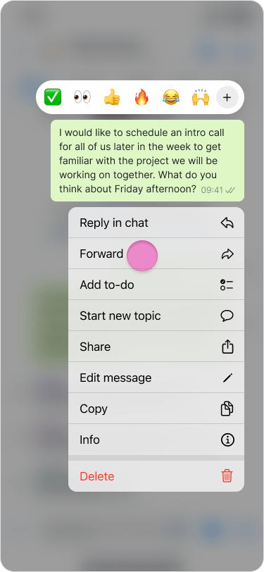 Forward Messages screenshot 2