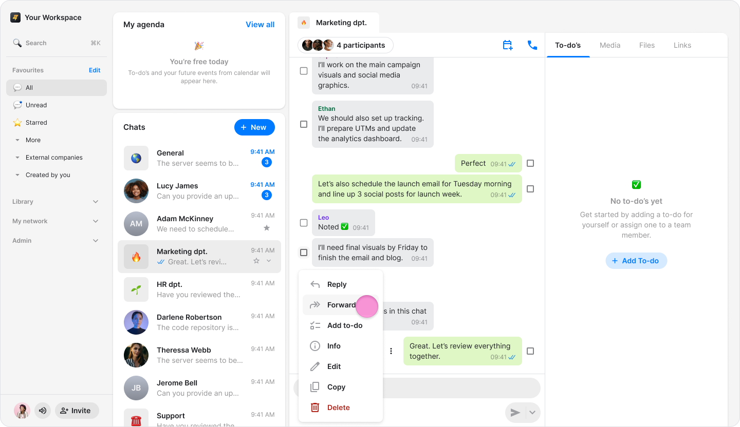 Forward Messages screenshot 5