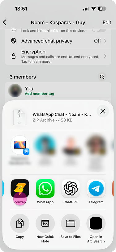 Import Whatsapp Chats screenshot 5