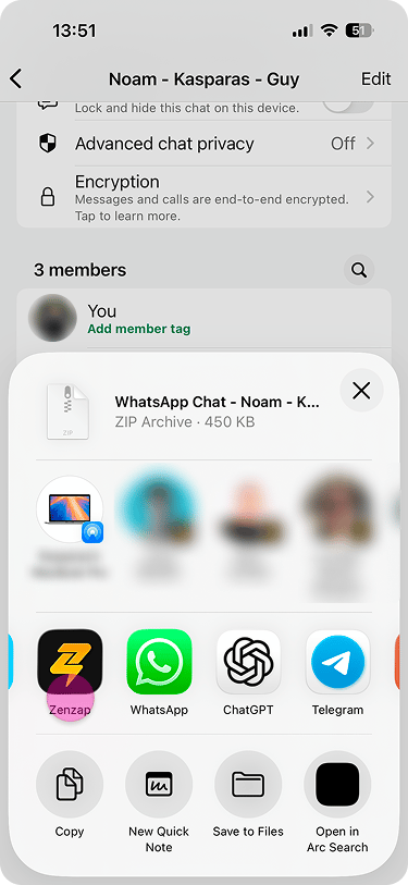Import Whatsapp Chats screenshot 5