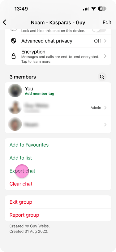Import Whatsapp Chats screenshot 3