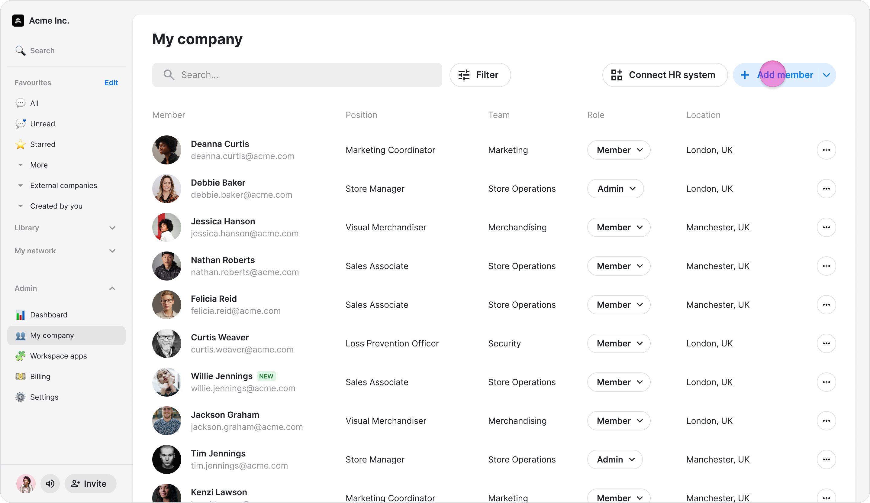 Invite with Company Code screenshot 8