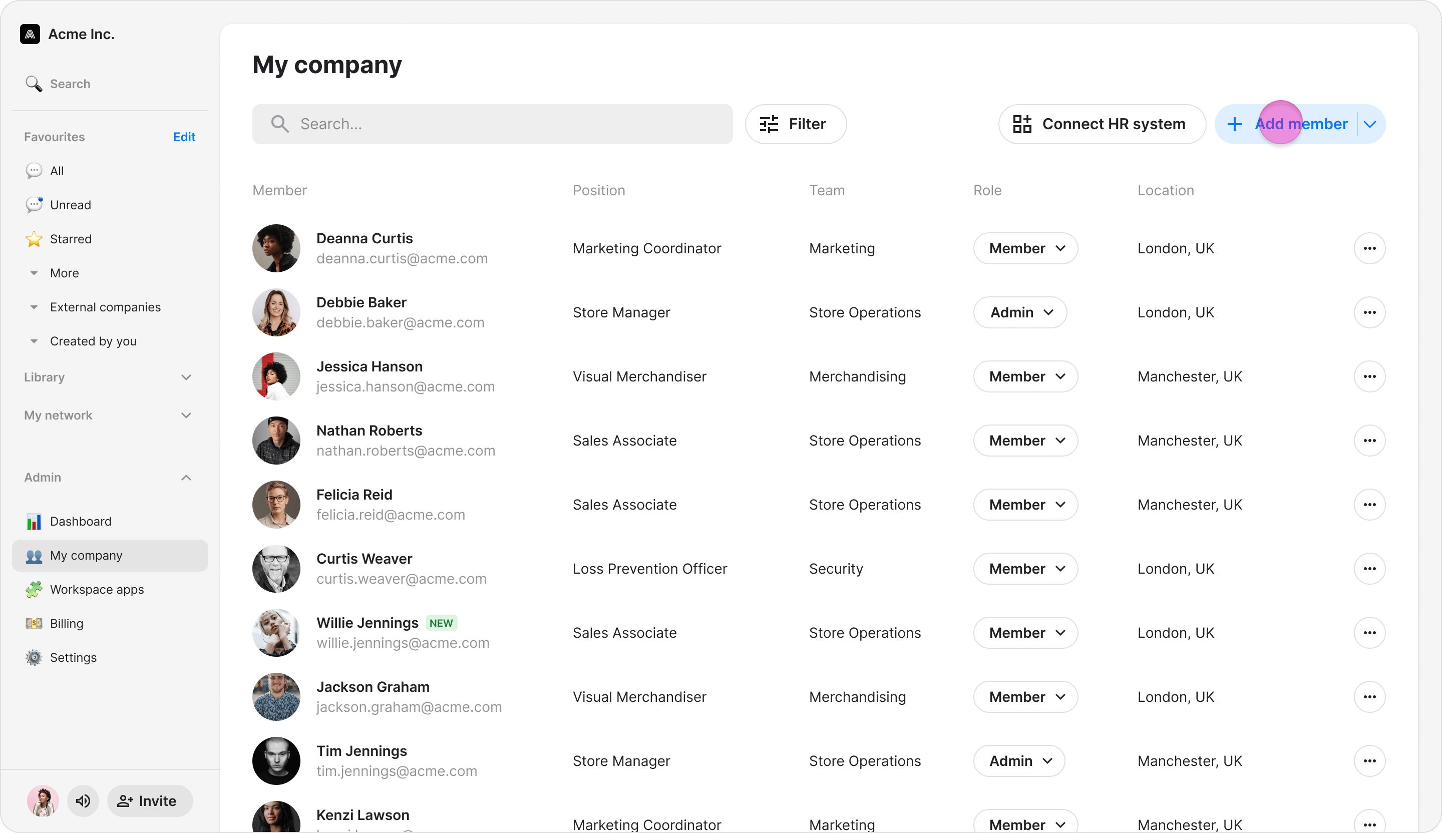 Invite with Company Code screenshot 8