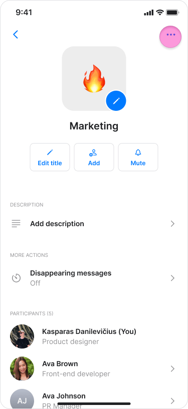 Leave a Topic screenshot 2
