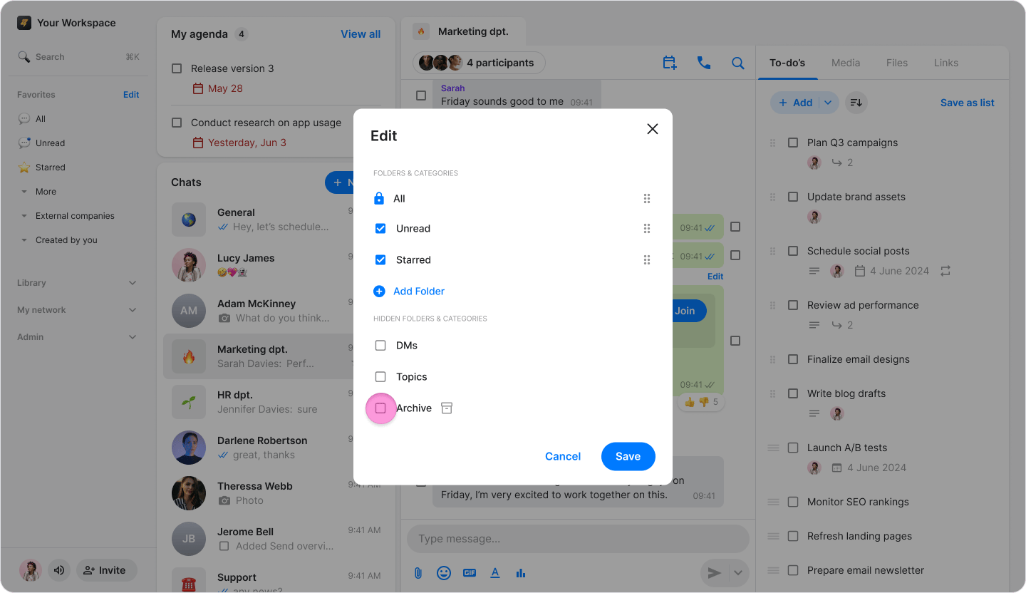 Make the "Archive" Folder Visible screenshot 6