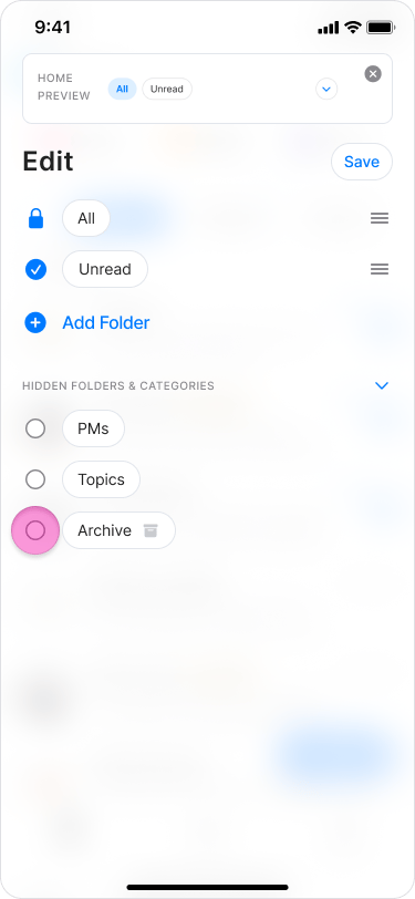 Make the "Archive" Folder Visible screenshot 3