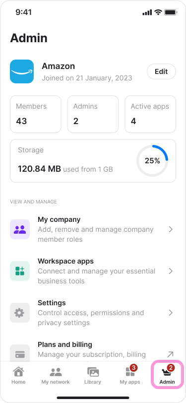 Manage Team Roles screenshot 1