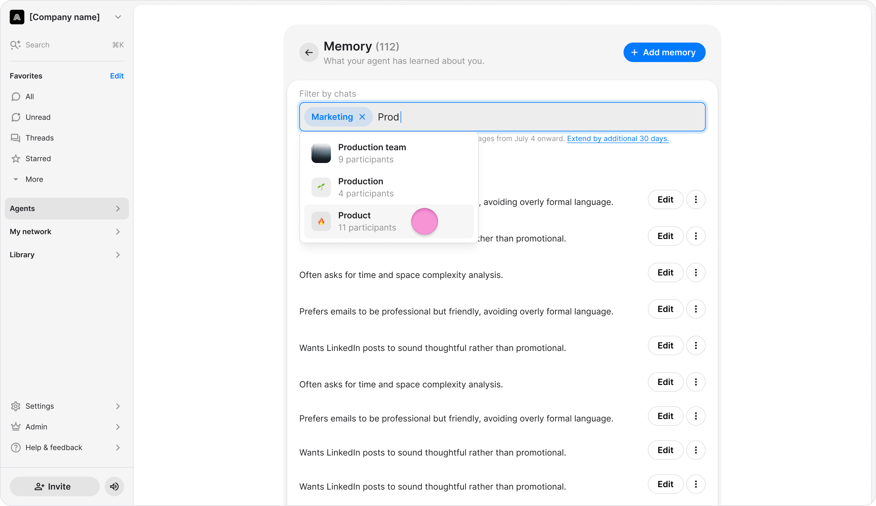 Manage Your Agent’s Memory screenshot 15
