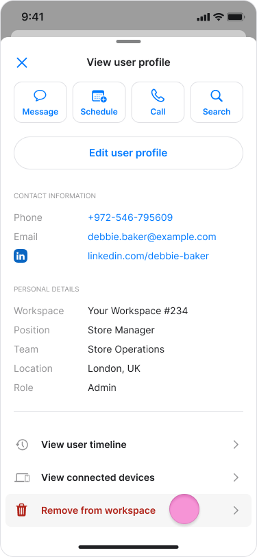 Remove Employee Access screenshot 3