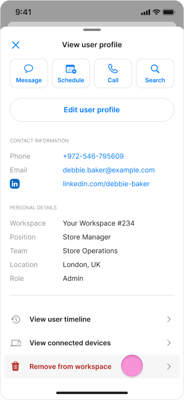 Remove Employee Access screenshot 3