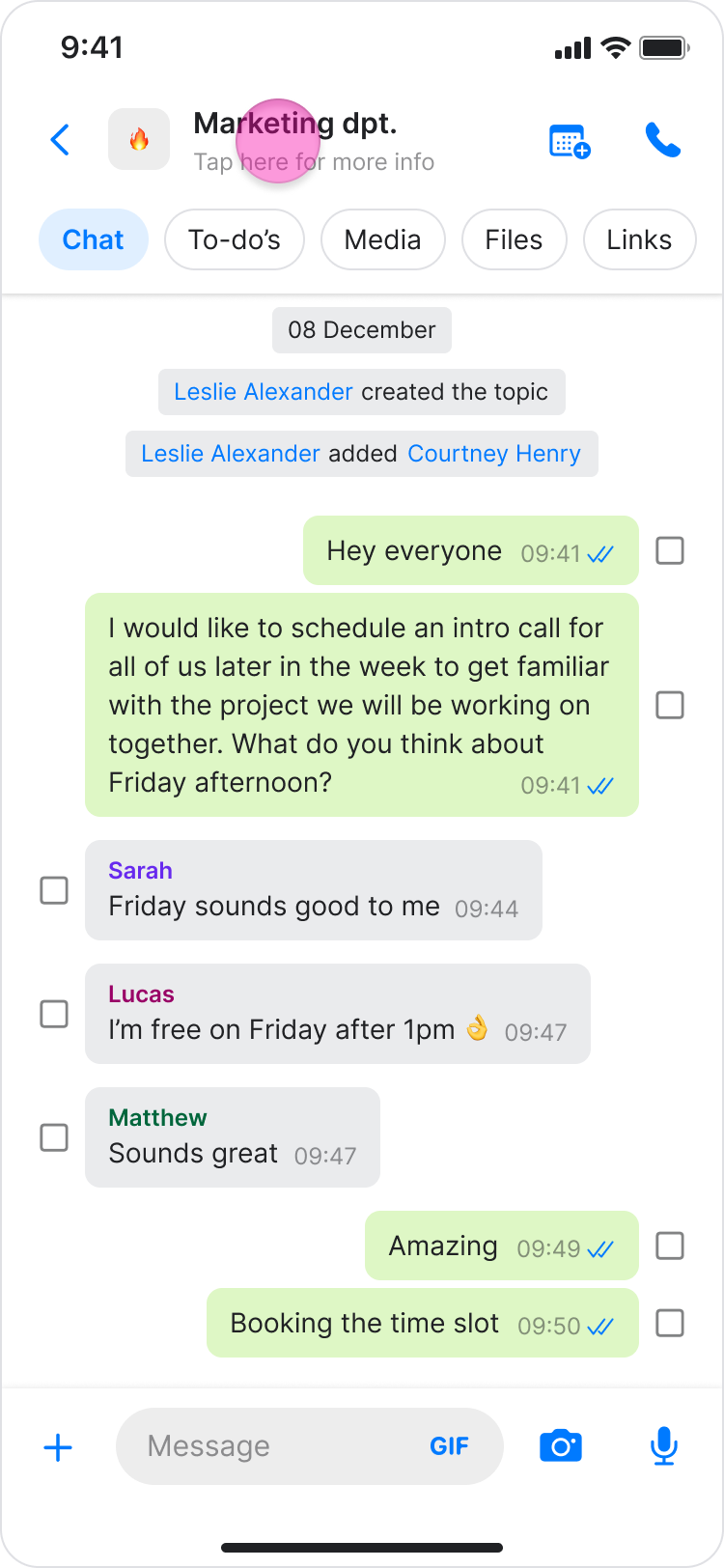 Remove People from a Topic screenshot 1