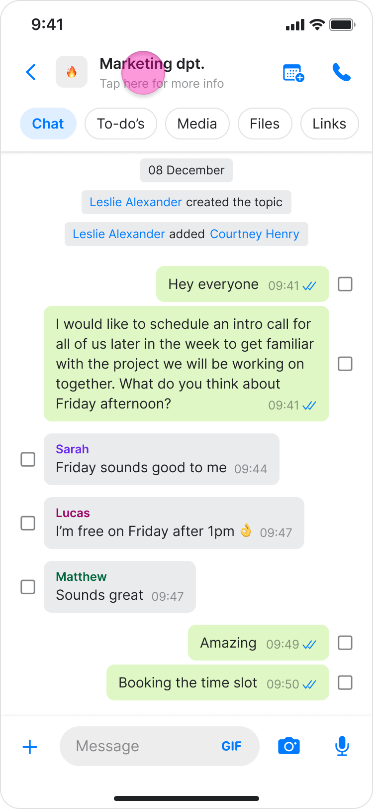 Remove People from a Topic screenshot 1