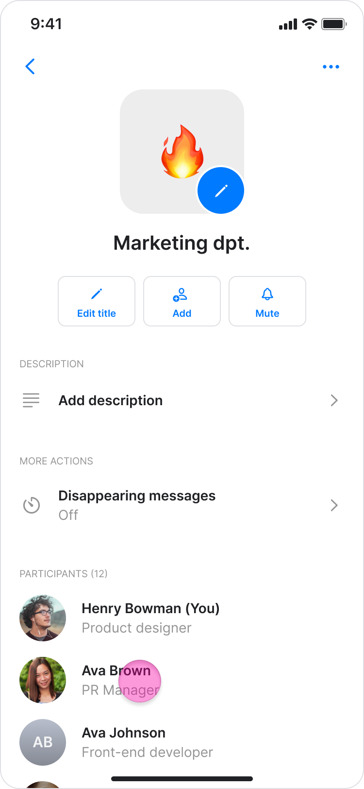 Remove People from a Topic screenshot 2