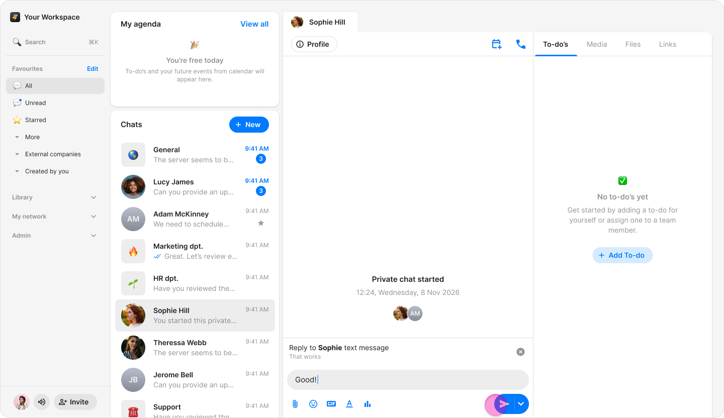 Reply to a Message screenshot 11
