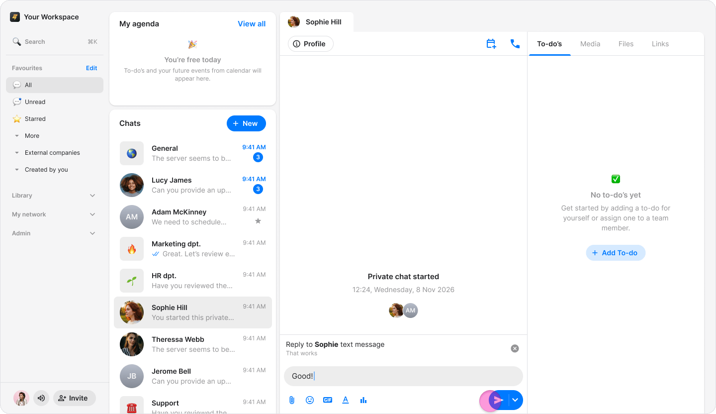 Reply to a Message screenshot 11