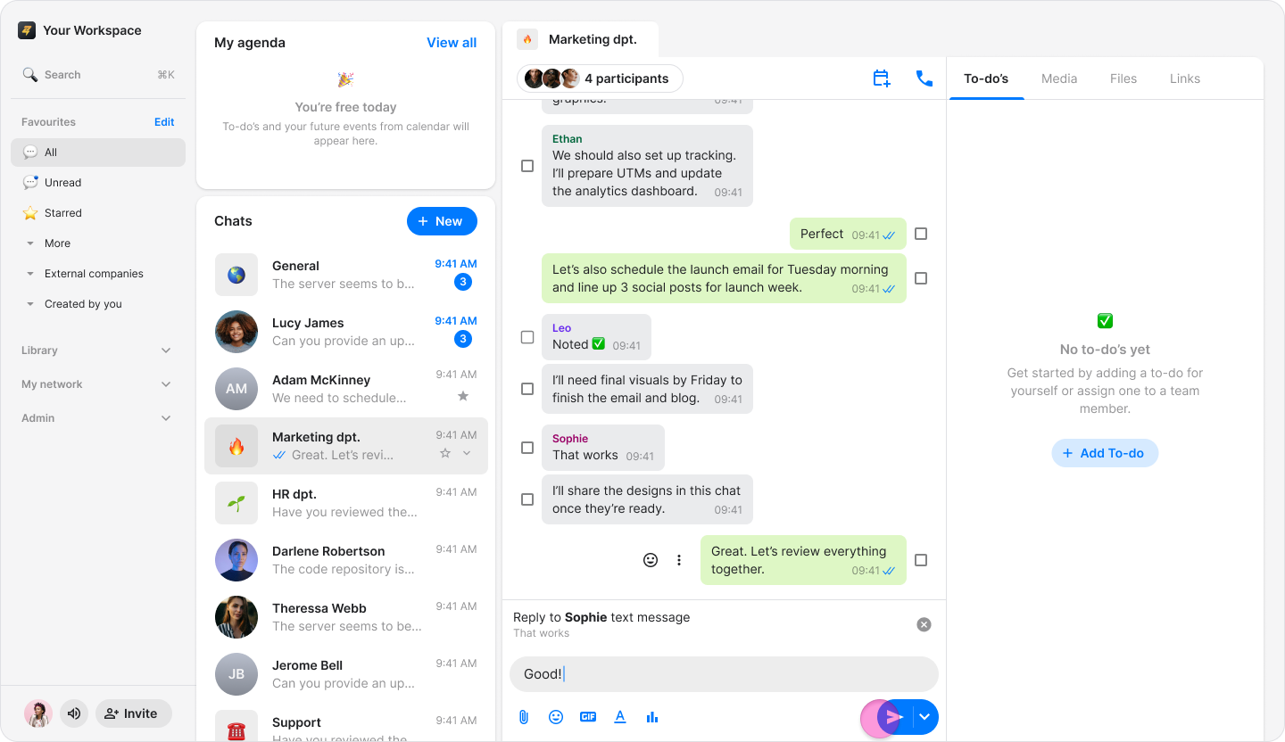 Reply to a Message screenshot 8