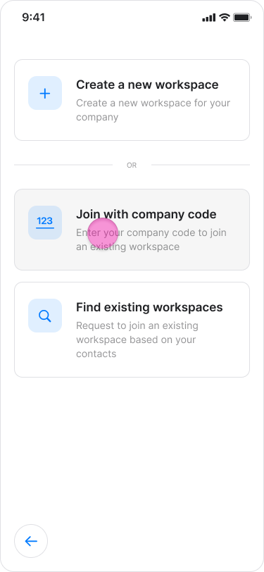 Request to Join your Company's Workspace screenshot 3
