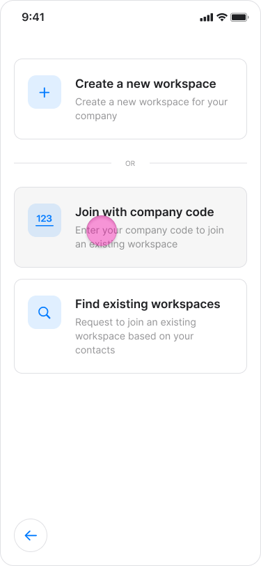 Request to Join your Company's Workspace screenshot 3