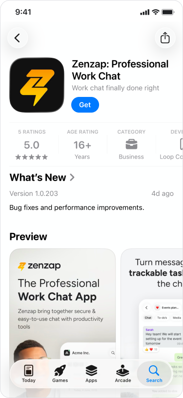 Request to Join your Company's Workspace screenshot 1