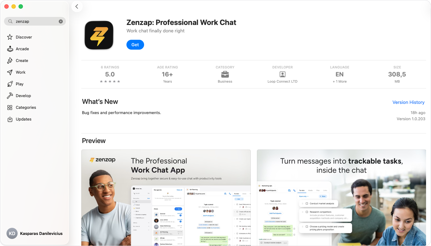 Request to Join your Company's Workspace screenshot 16