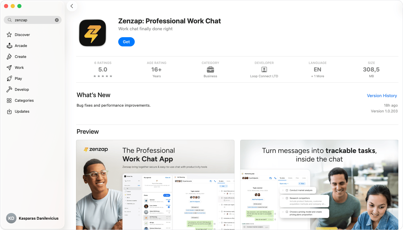 Request to Join your Company's Workspace screenshot 16