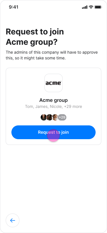 Request to Join your Company's Workspace screenshot 5
